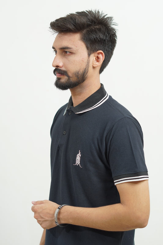 half sleeve men cotton polo t-shirt