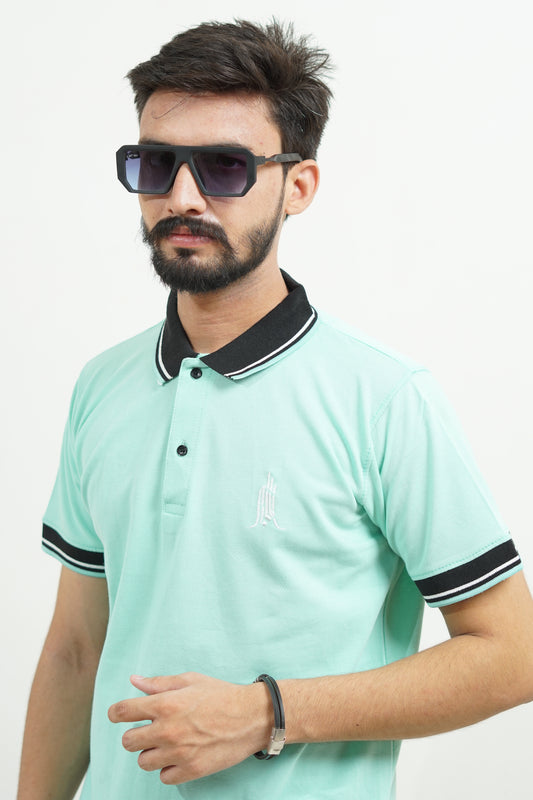 half sleeve men cotton polo t-shirt