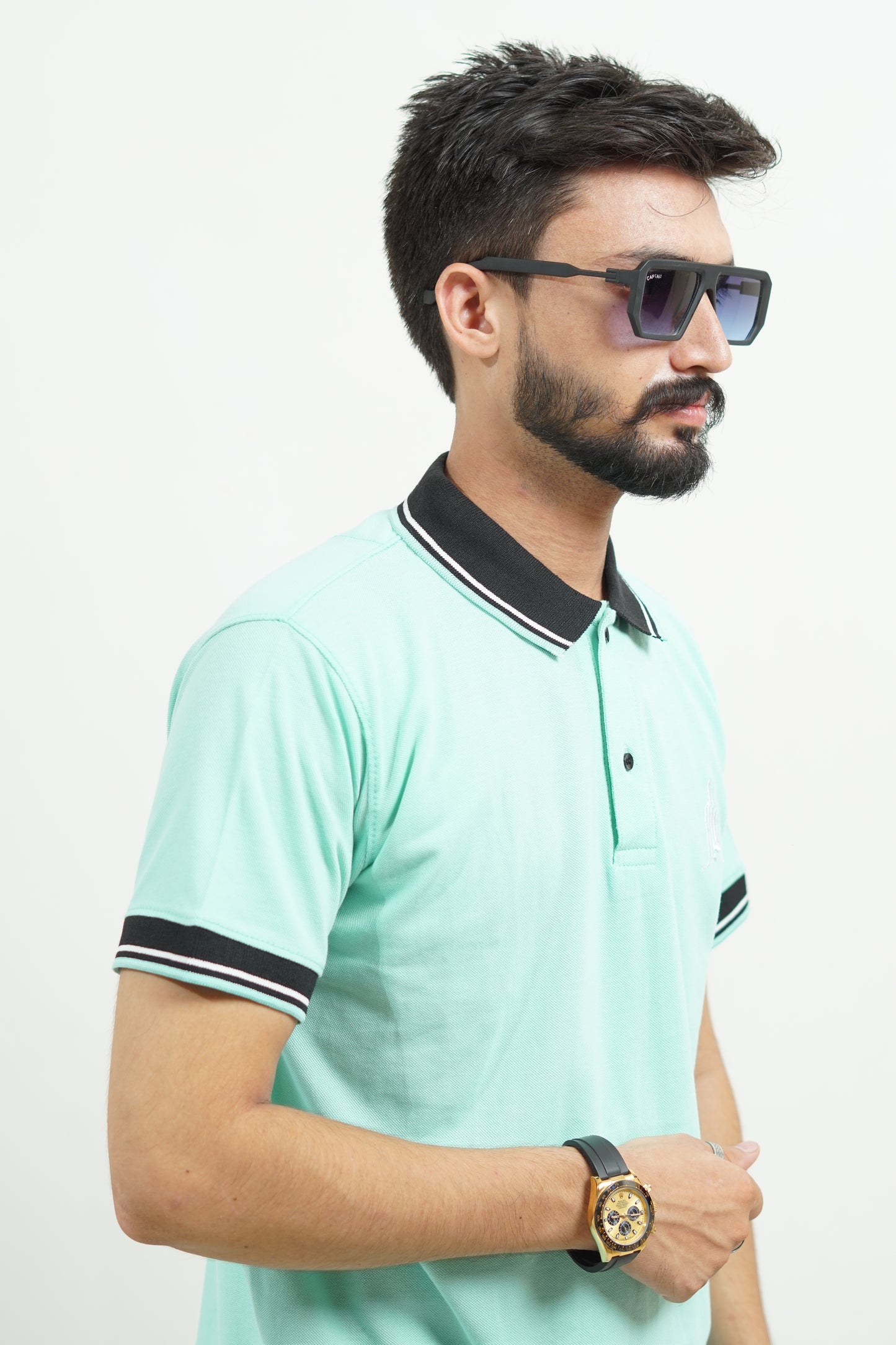 half sleeve men cotton polo t-shirt